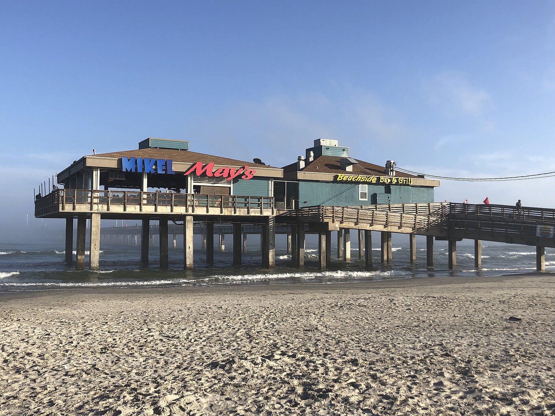Bob Hall Pier on Padre Island near Corpus Christi, Texas